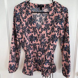 J. Crew Floral Print Blouse Size 2